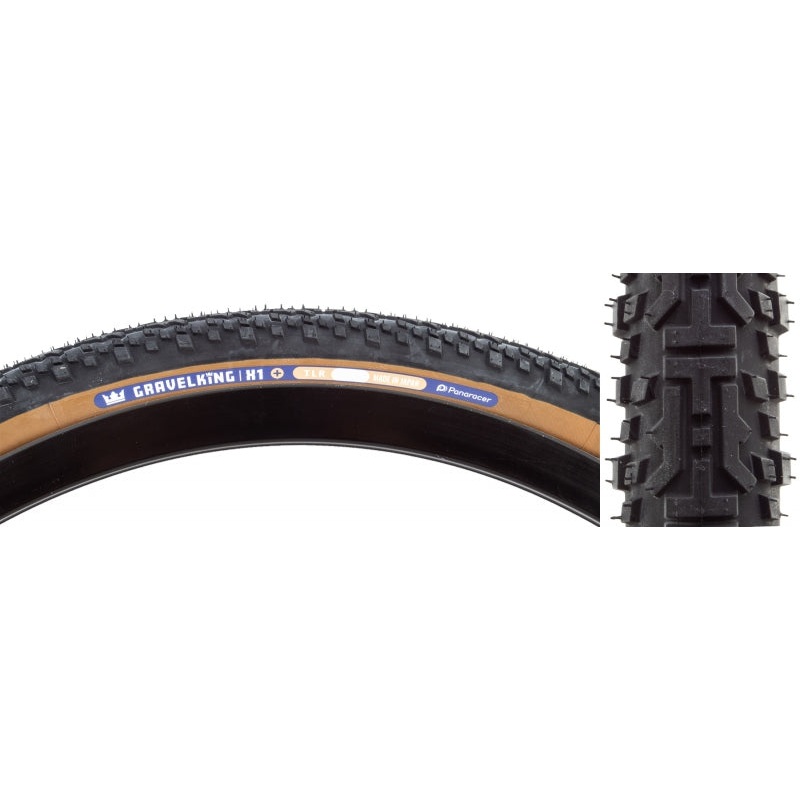 GravelKing X1 Plus Tire – 700 x 40 Tubeless Folding Black/Brown