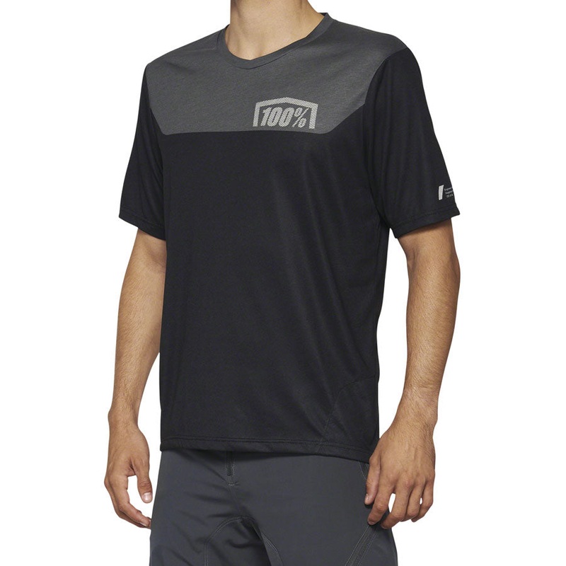 Airmatic Short Sleeve Jersey|Black|Small|Medium|Large|X-Large