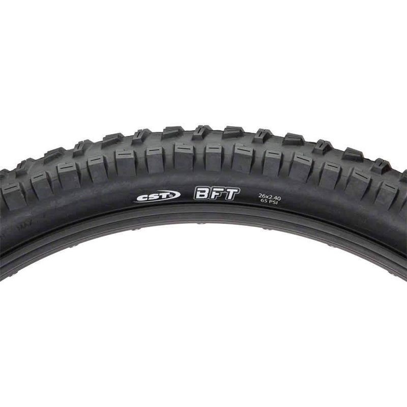 BFT Mountain Bike Tire: 26×2.40 Steel Bead
