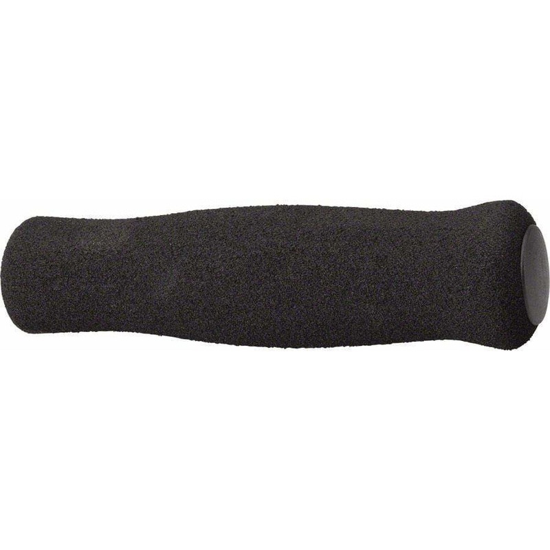 Foam Bike Handlebar Grips – Black, 130mm