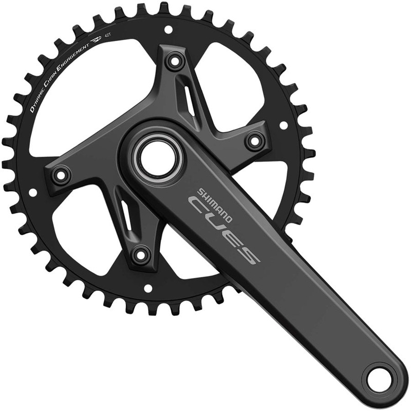 CUES FC-U6030-1 Crankset – 175mm 9/10/11-Speed 40t Asymmetric 110 BCD BLK