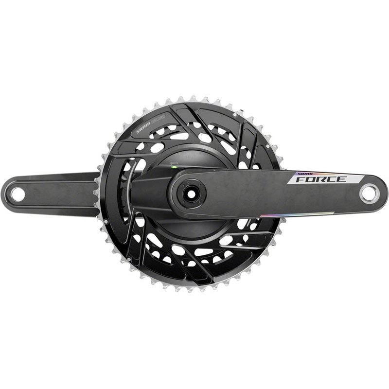 Force AXS Power Meter Crankset – 170mm 12-Speed 48/35t Thread Mount 8-Bolt PM Spider DUB Spindle Carbon E1